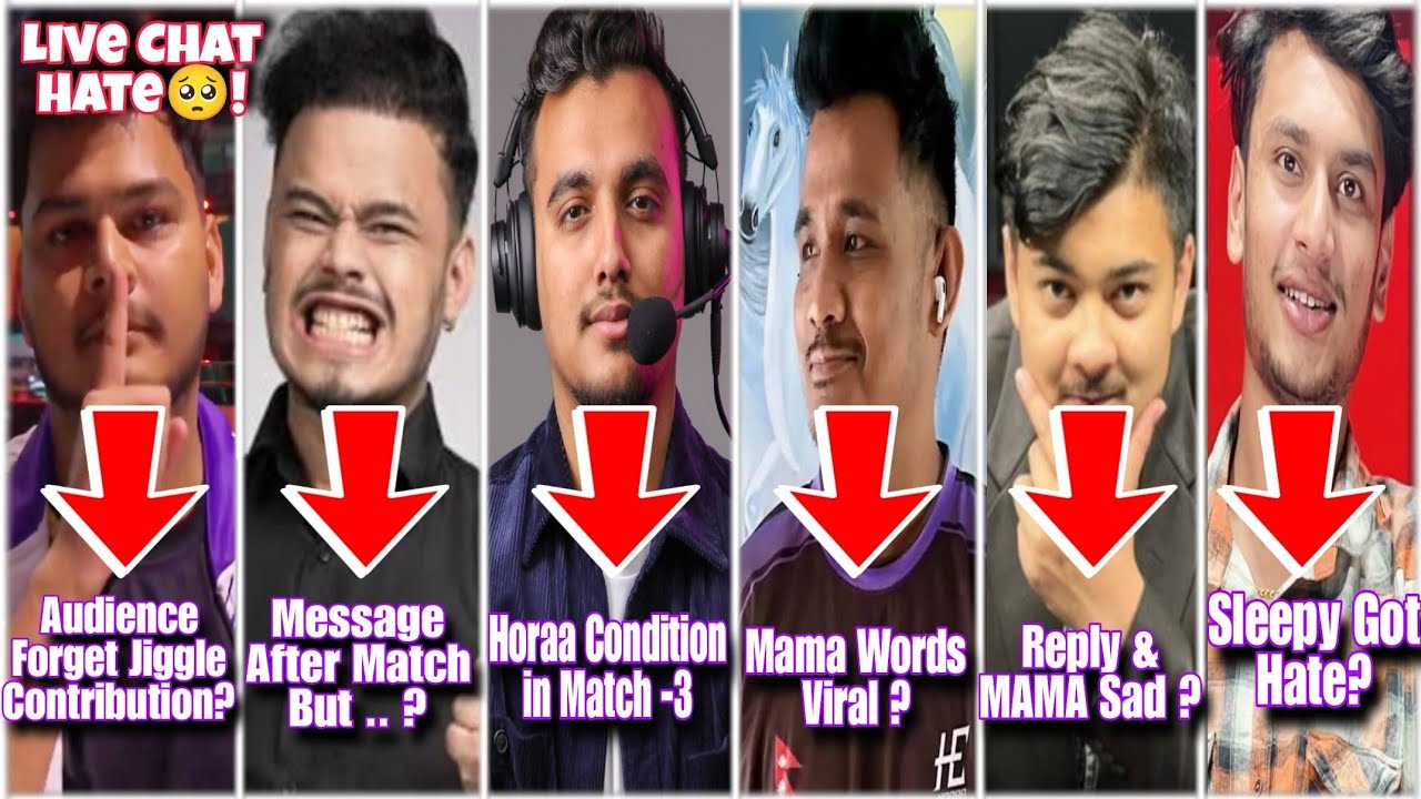 Jiggle Got Hate During Match? Cr7horaa Reply After Match? Mama Sad Due to Hate? Ansh Yt Rashmay Re.?