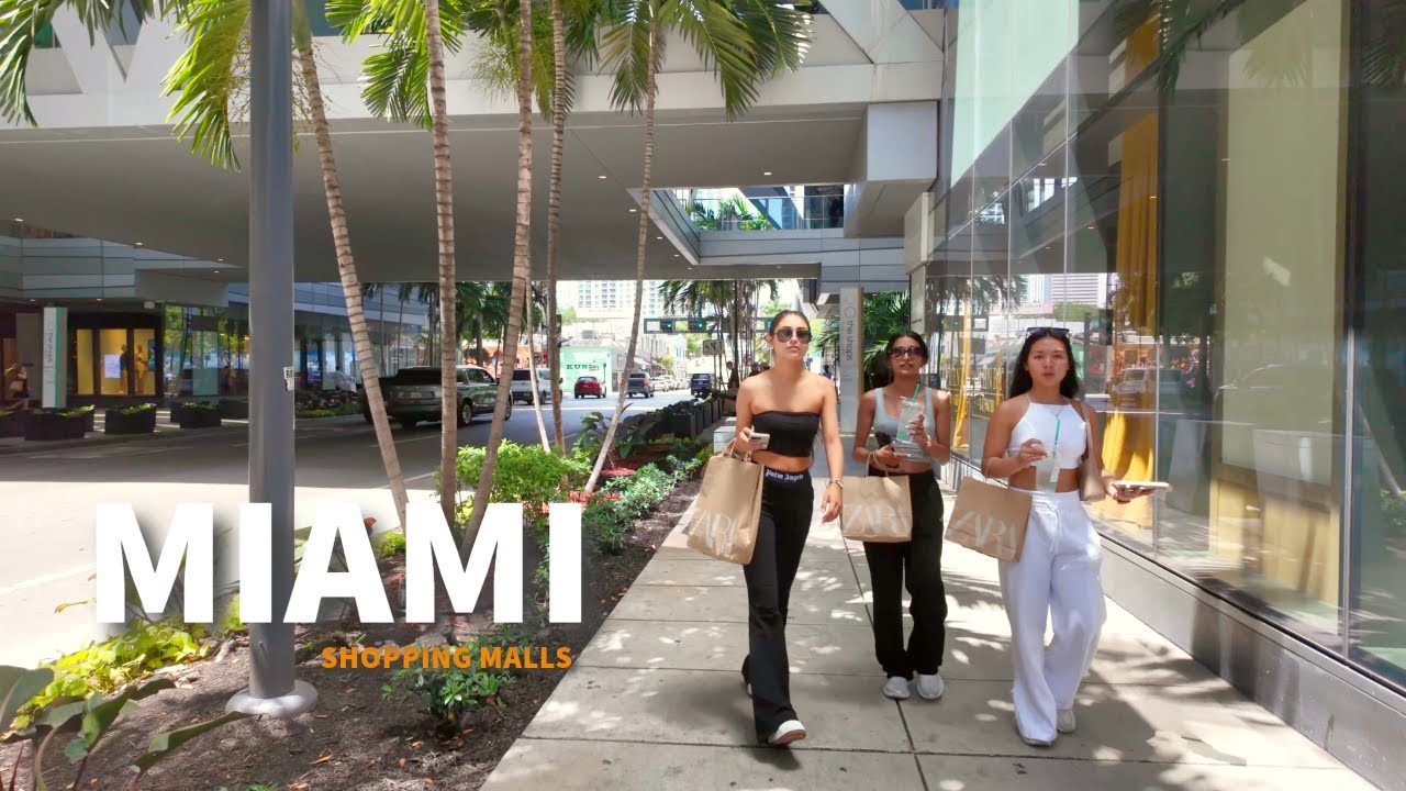 MIAMI'S Most Amazing Shopping Malls You Need to Visit! Walking Tour