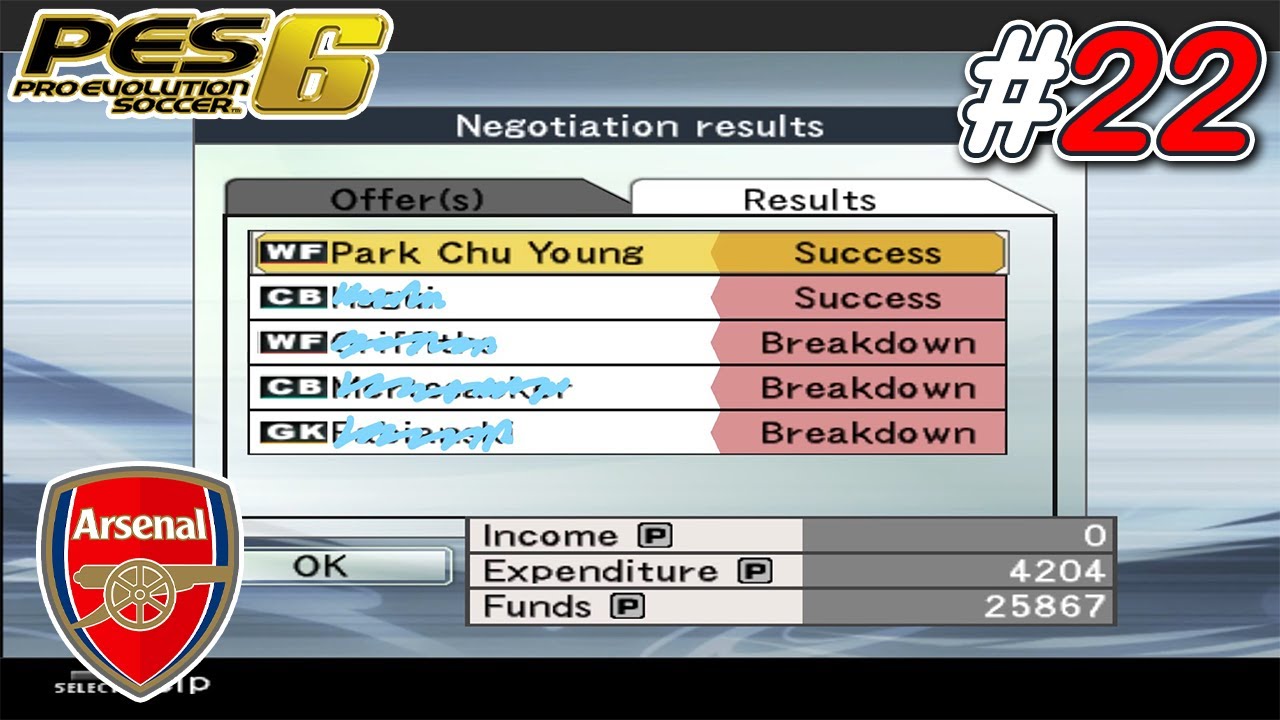 【PES 6】 TRANSFER BELI WONDERKID LEGEND! | #MainPES ARSENAL - Master League Bahasa Indonesia S1 #22