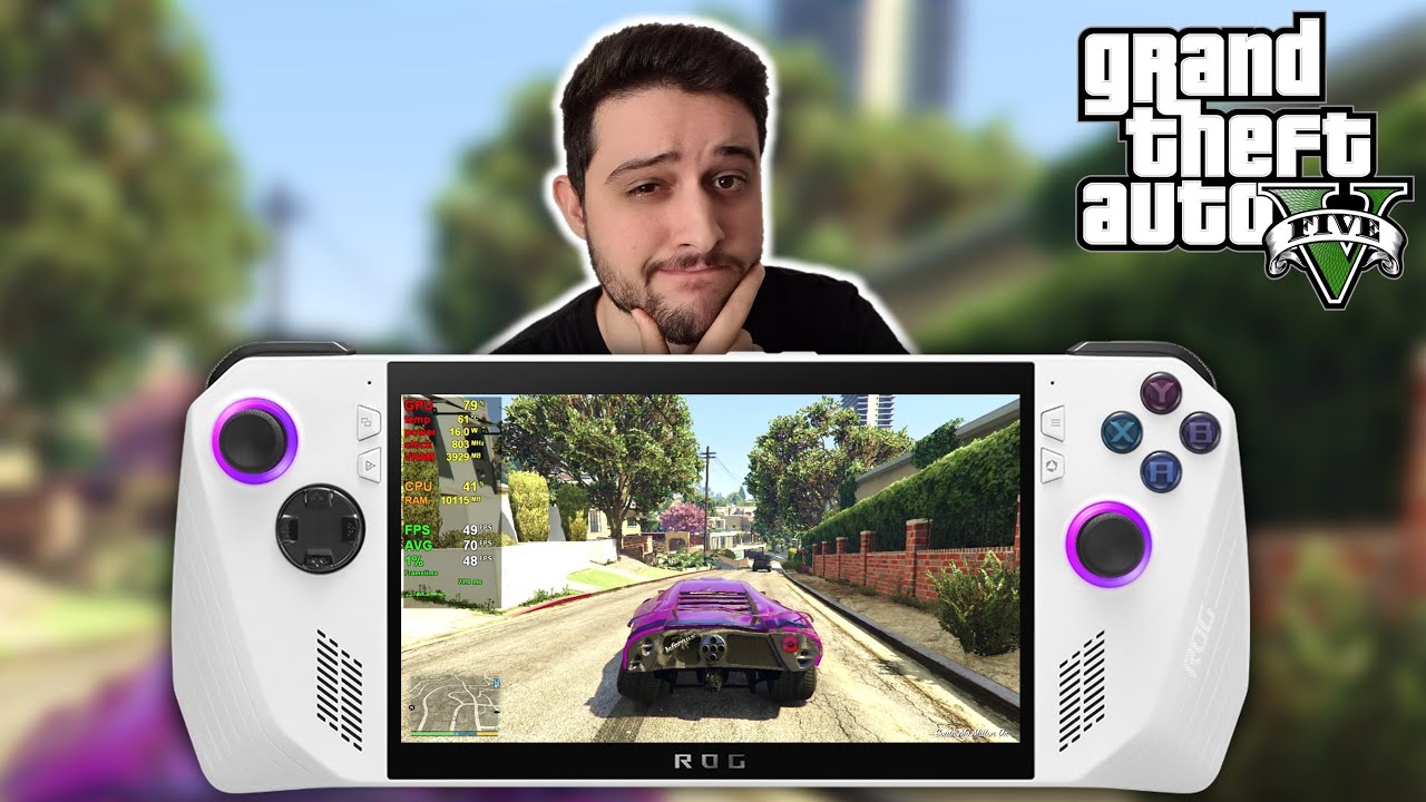 GTA 5 и онлайн на Asus ROG Ally (Z1 Extreme)