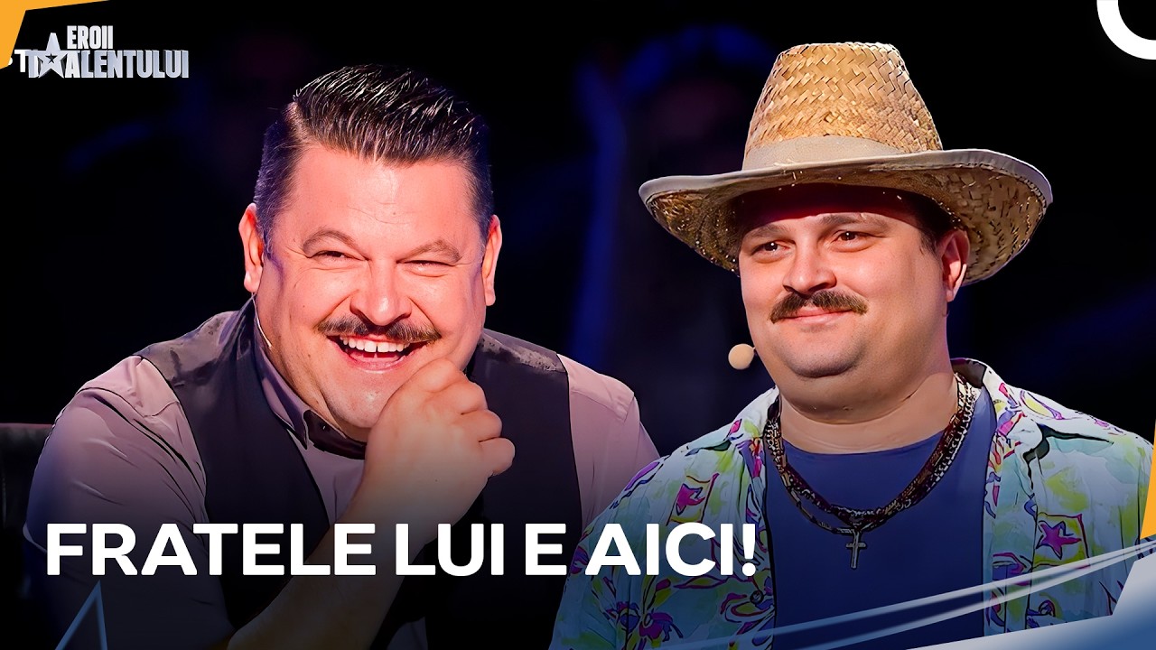 Fratele Lui Bobonete Pe Scenă! Momente De Râs Copios La Românii Au Talent  | Romanii au Talent