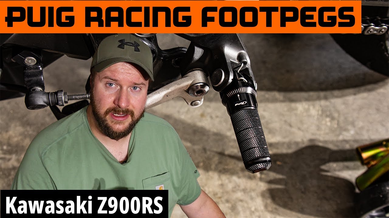 Fitting PUIG Racing Footpegs | Kawasaki Z900RS