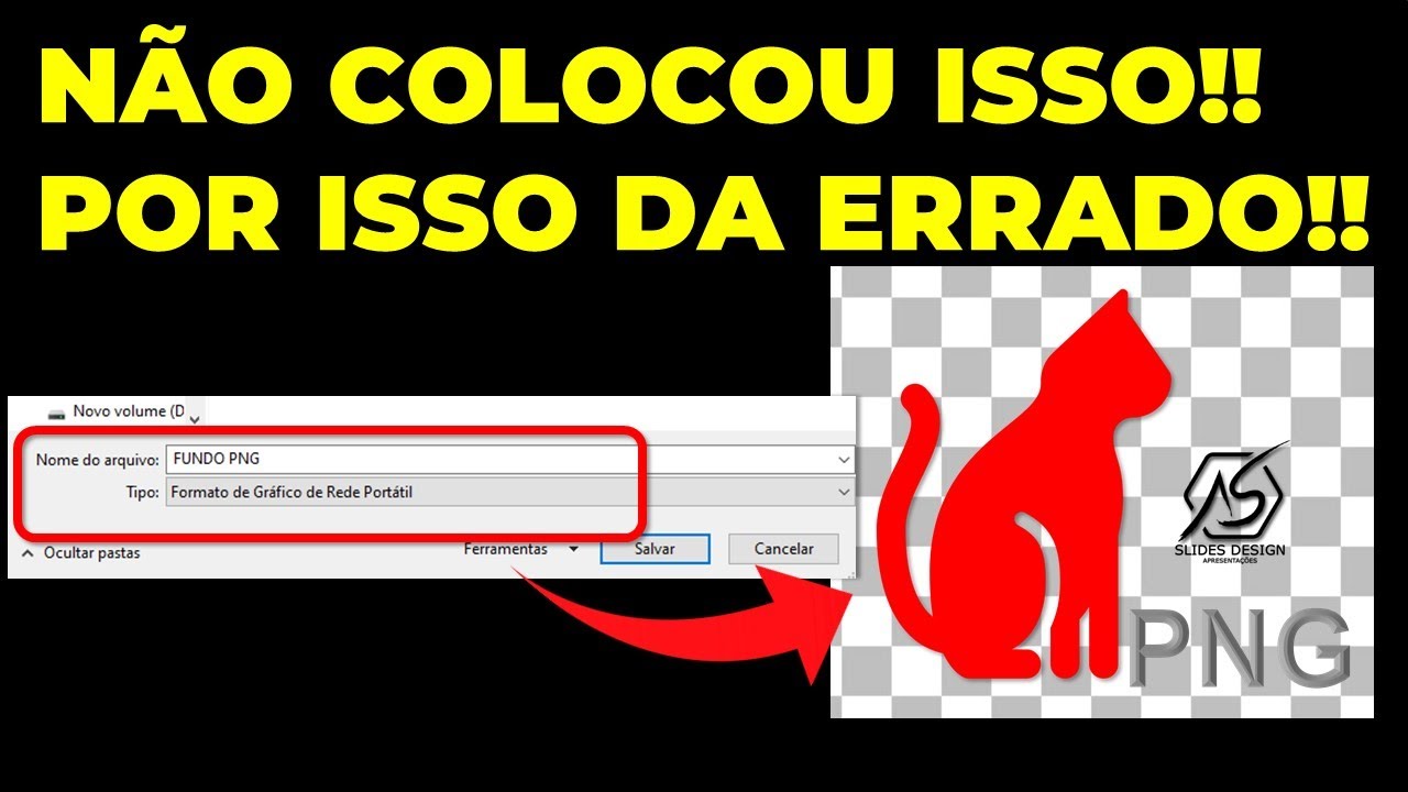Como Salvar Imagem em PNG no PowerPoint | Sempre Fez ERRADO!