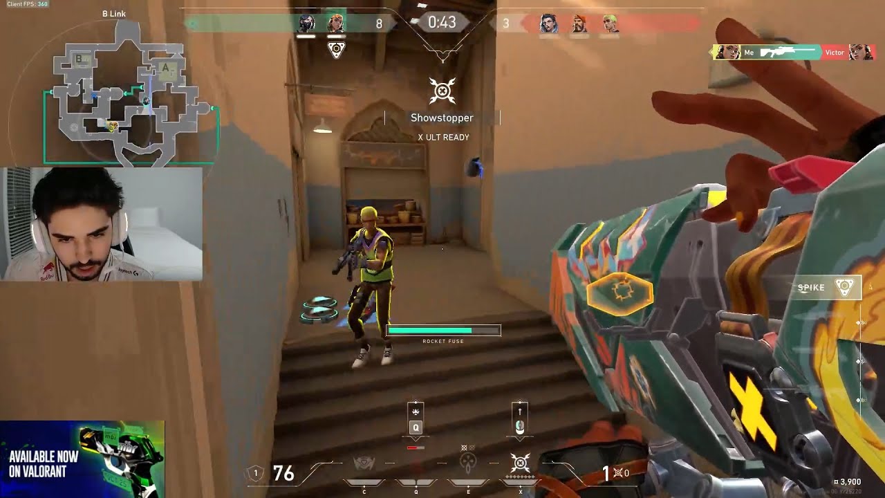 MIBR ASPAS PRO RAZE BIND VALORANT GAMEPLAY Полный матч VOD