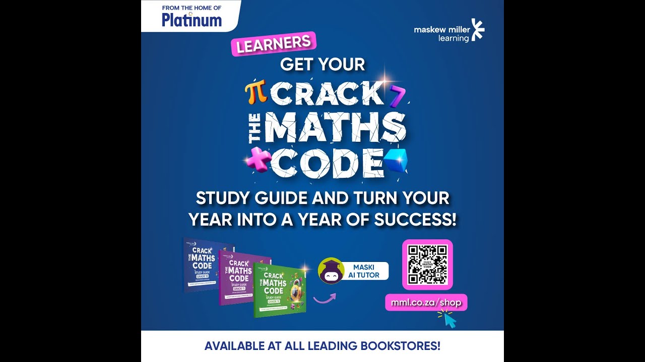 The study guide that helps learners understand maths, not just memorise it.