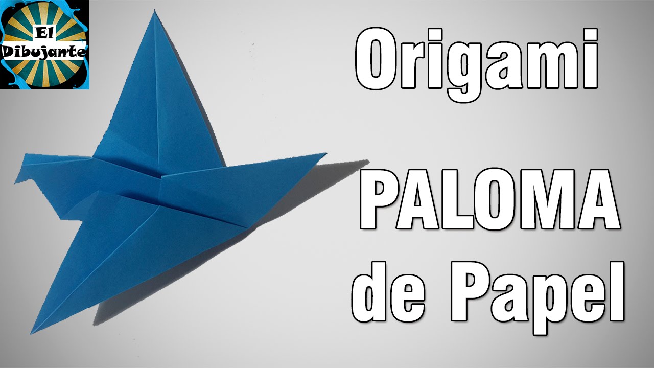 🔥 COMO HACER UNA PALOMA DE PAPEL ORIGAMI MUY FACIL Y RÁPIDO PASO A PASO ▶ ☑️  Curso de Origami