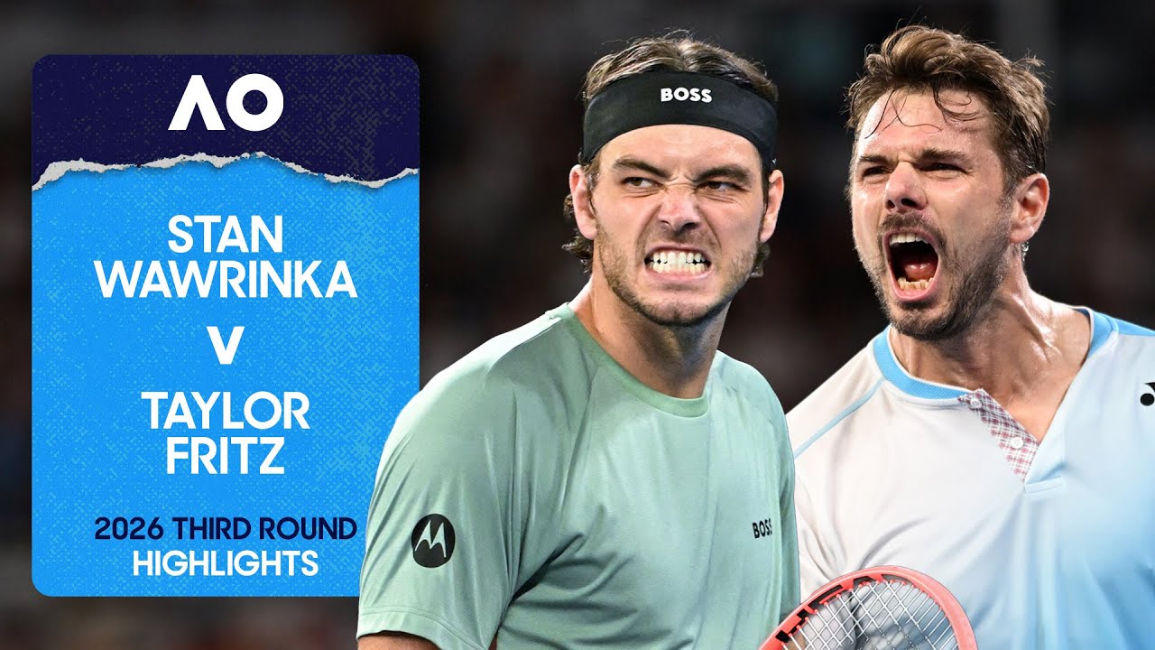 Stan Wawrinka v Taylor Fritz Highlights | Australian Open 2026 Third Round