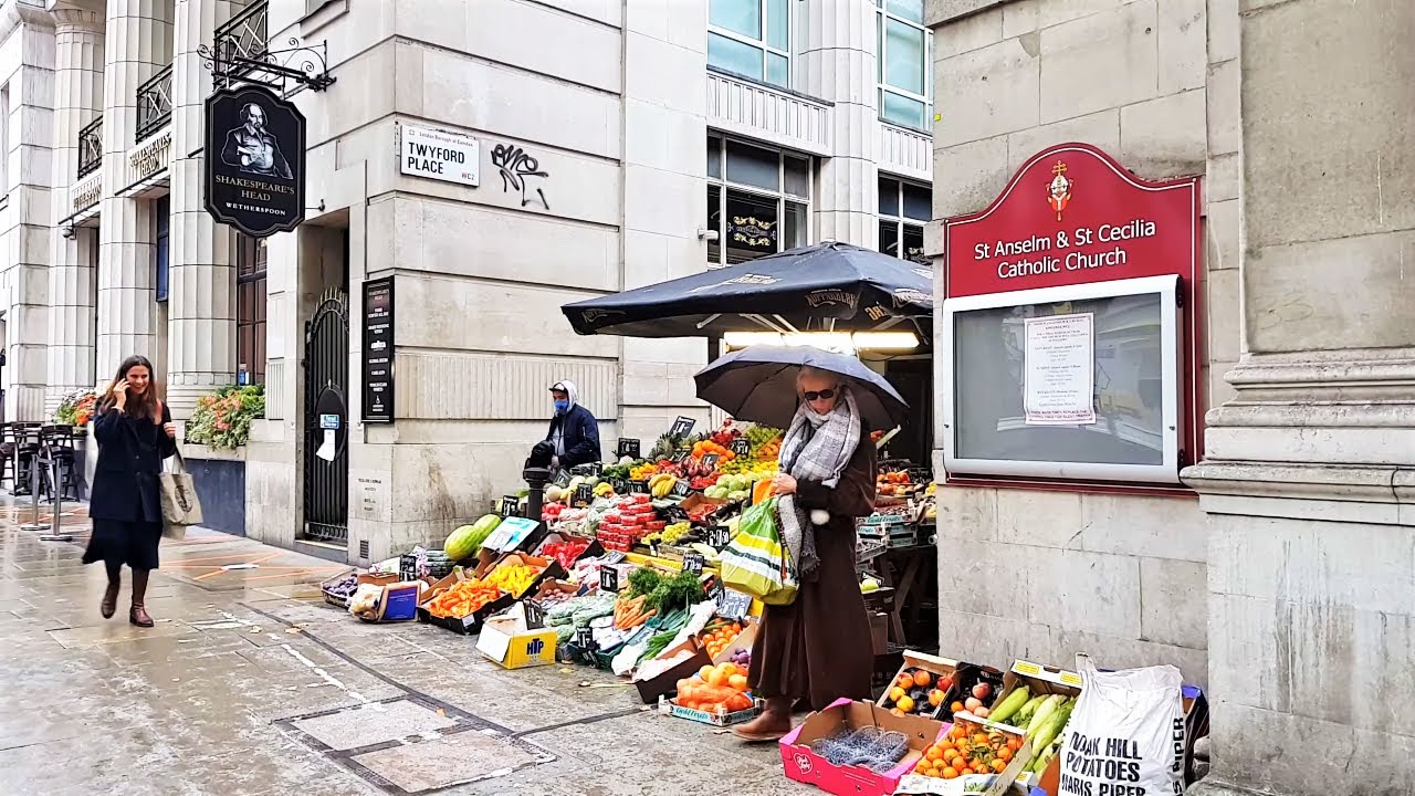 London Walk 2020 | King's Cross Station to Holborn Station