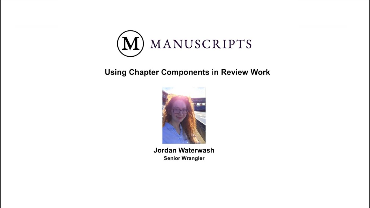 Using Chapter Components in Review Work