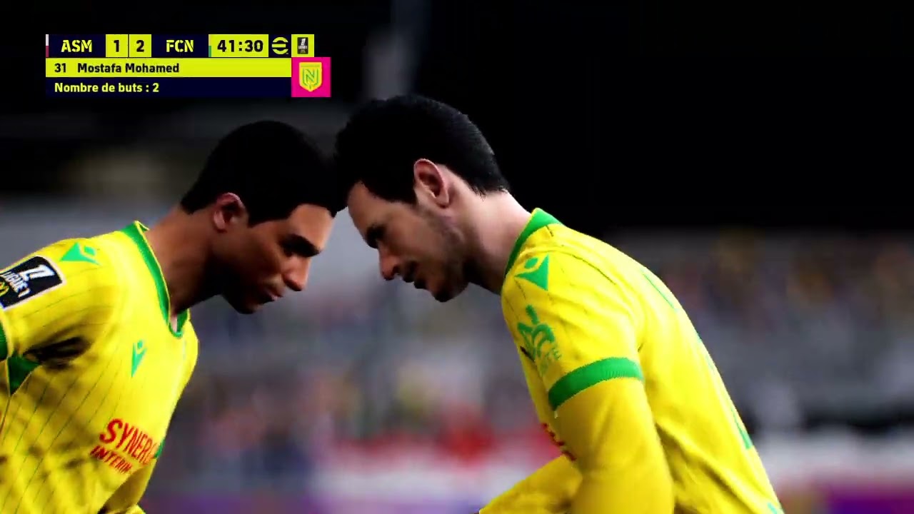 efootball 26 Ligue 1 Monaco/Nantes, les bateaux nantais s'échouent sur le Rocher de la principauté 