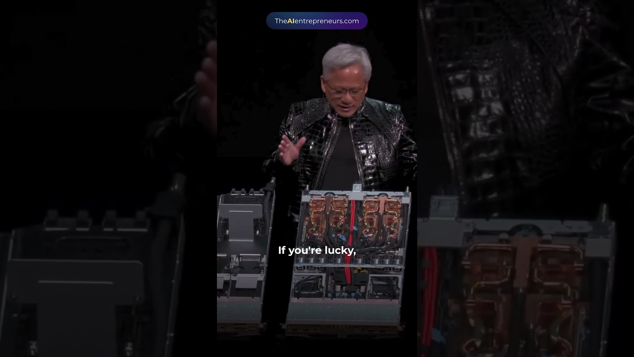 Дженсен Хуанг раскрывает 5-минутный прорыв NVIDIA в области серверов с искусственным интеллектом 🤯