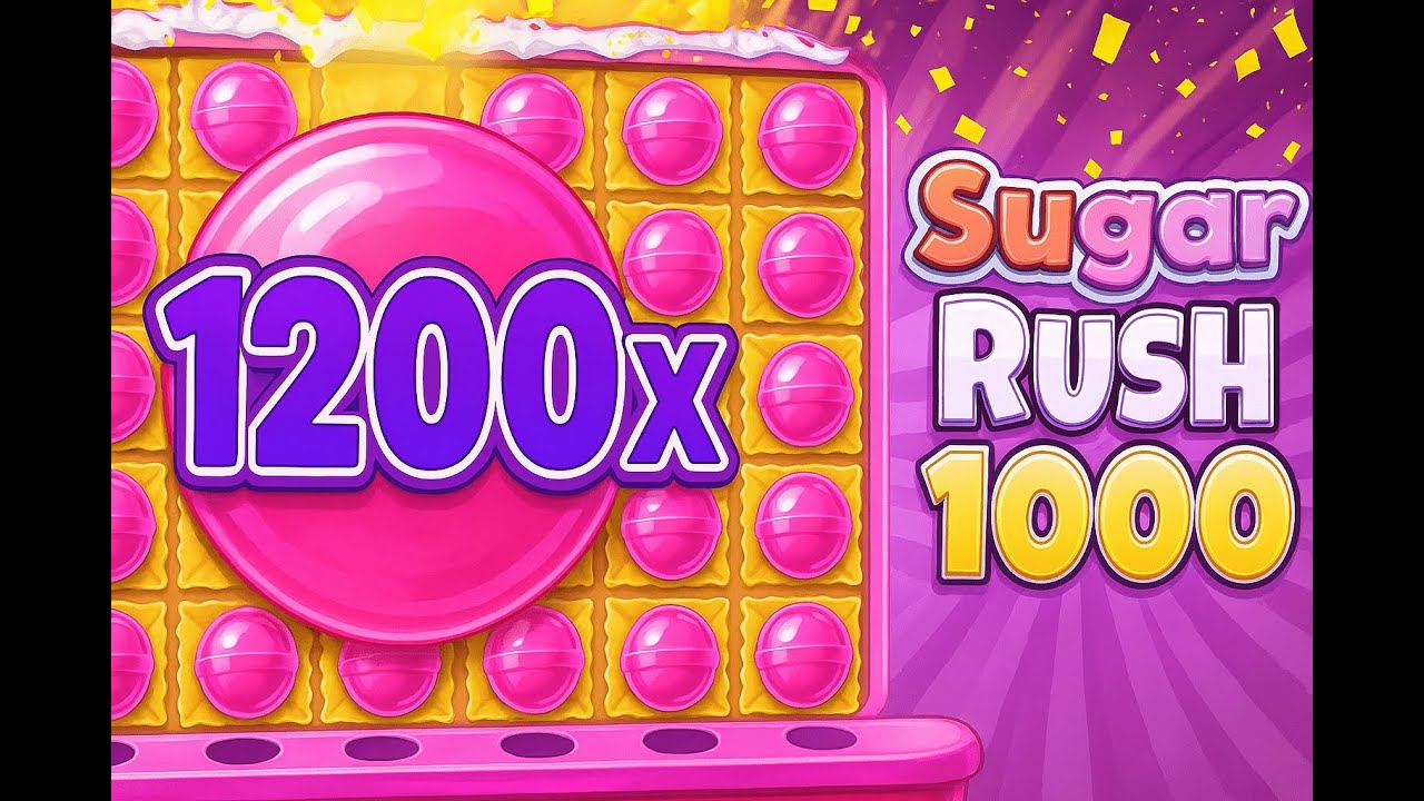SUGAR RUSH 1000 BIG MULTI'S &rarr; BIG WIN!!! 1200X | SLOTSPLOSION