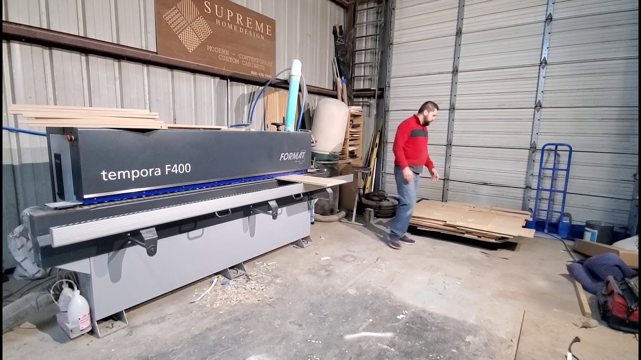 Edgebanding with my new Tempora F400 Format4