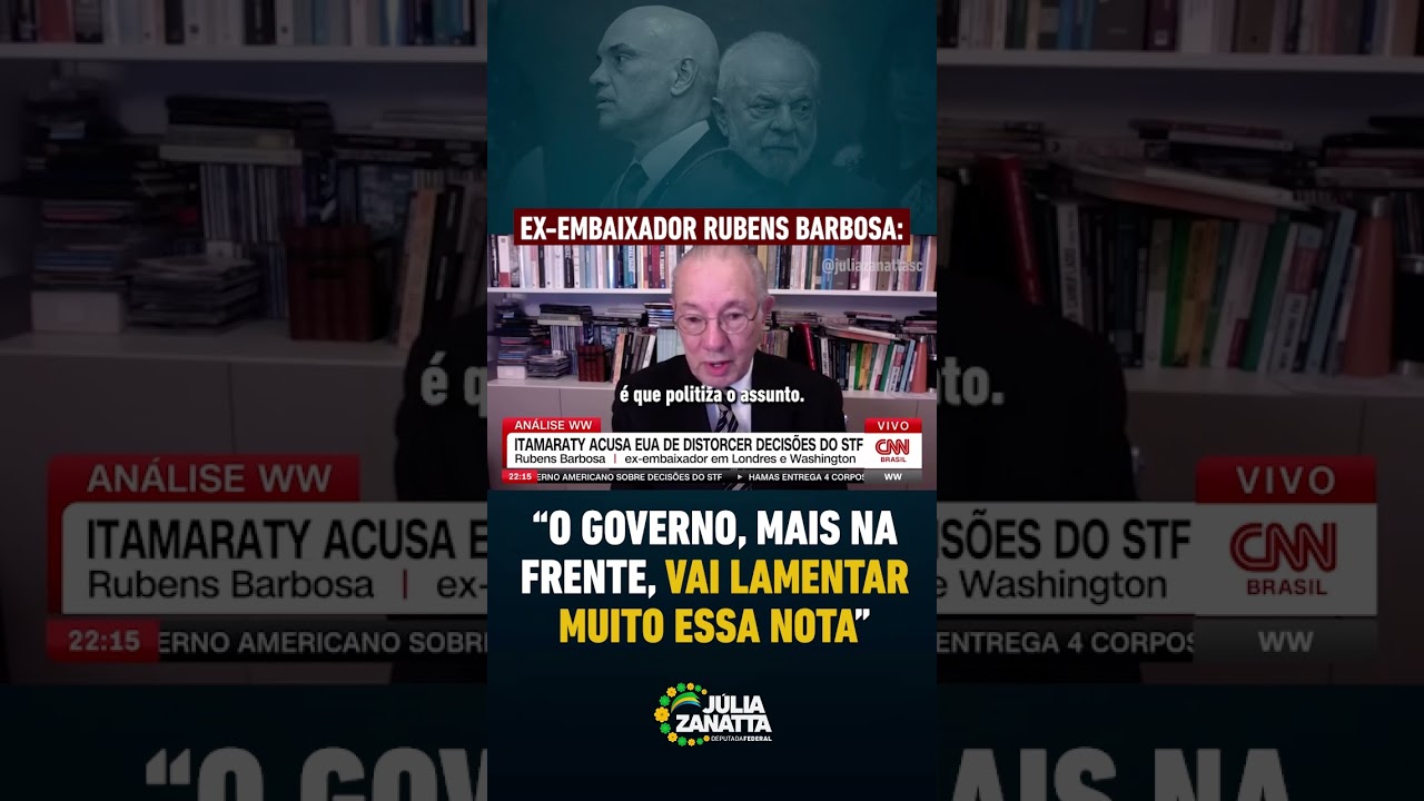 ITAMARATY SE SUBMETE AO STF E ARRISCA CRISE COM OS EUA