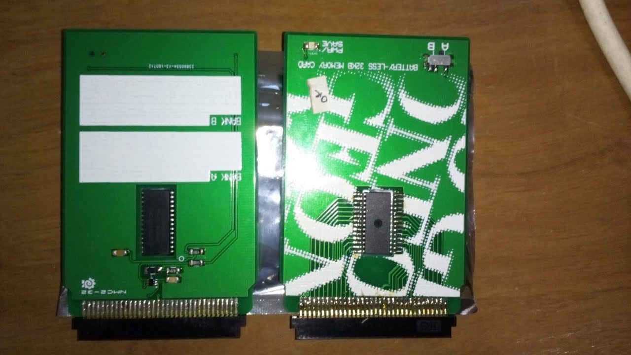 Prueba memory card NEOGEO fram