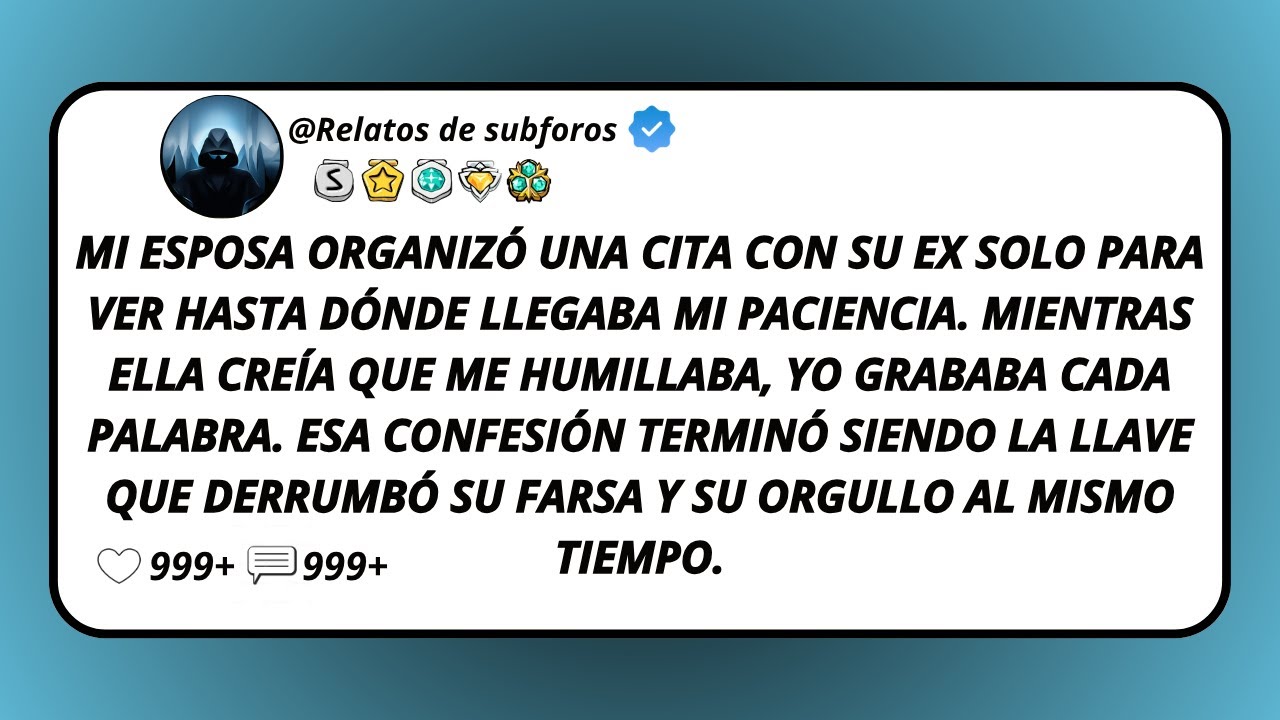 Mi Esposa Organizó Una Cita Con Su Ex Solo Para Ver Hasta Dónde Llegaba Mi Paciencia. Mientras...