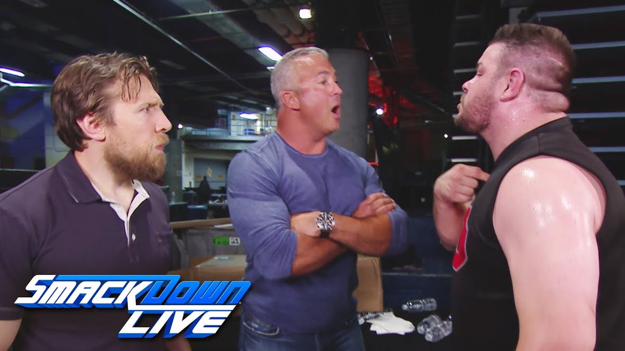 Кевин Оуэнс противостоит Шейну Макмэну и Дэниелу Брайану: SmackDown LIVE, 1 августа 2017 г.