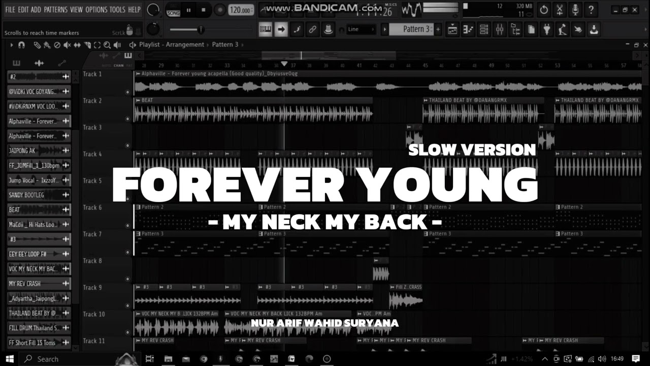 Dj Forever Young Alphaville X My Neck My Back By Nur Arif Wahid Suryana