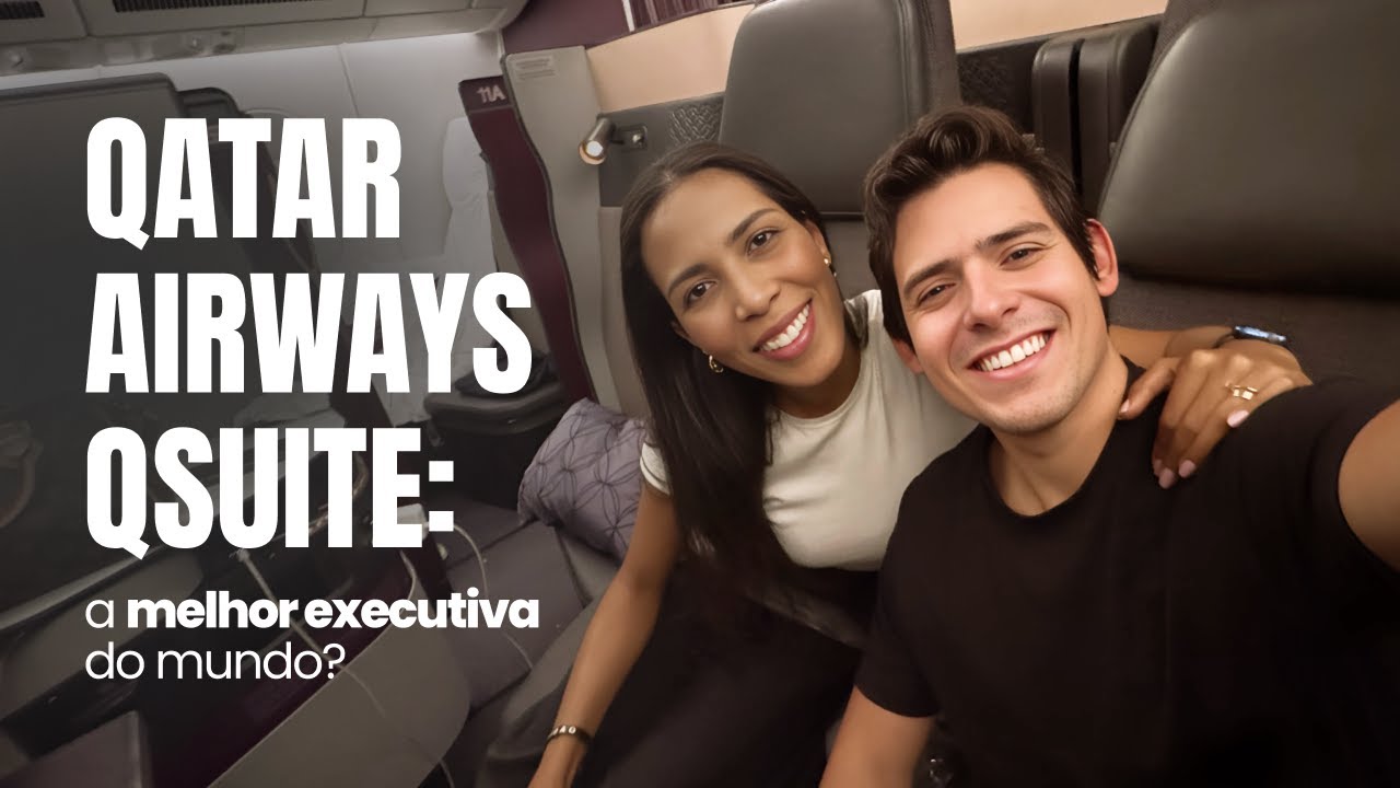 A MELHOR CLASSE EXECUTIVA DO MUNDO? | Testamos a QSUITE da Qatar Airways