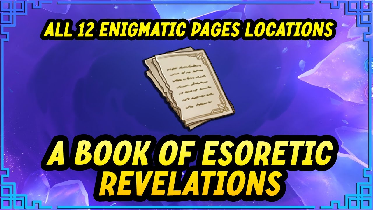 The Book of Esoteric Revelations Secret World Quest - All 12 Enigmatic Pages Locations