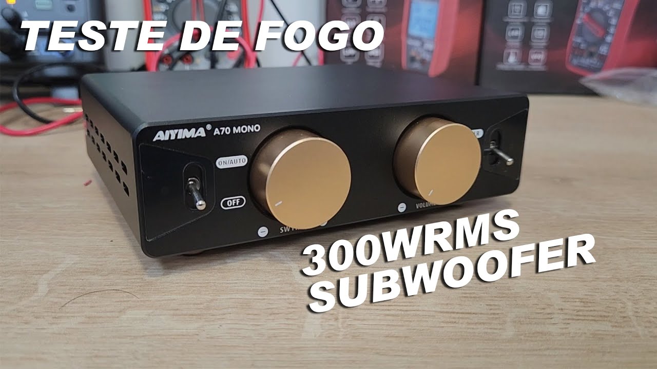 AMPLIFICADOR PARA SUBWOOFER A70 MONO | SERÁ QUE PRESTA?