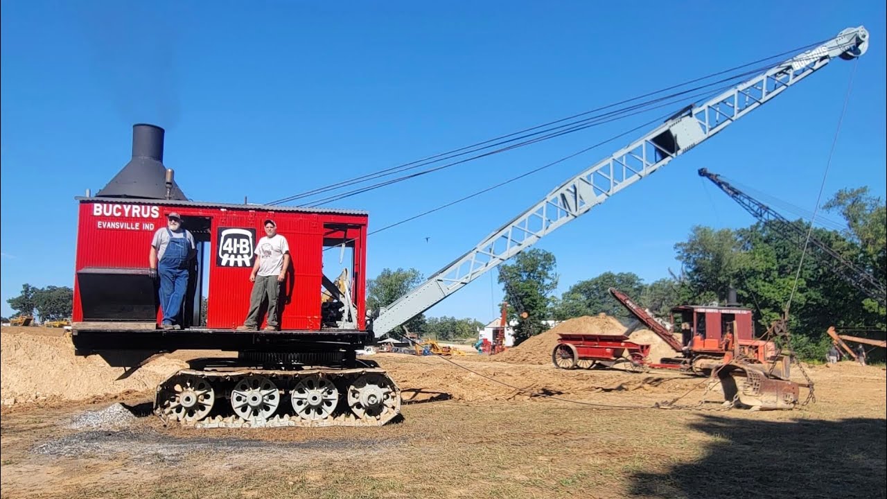 RESTORED Steam Powered 1927 Bucyrus 41b Dragline