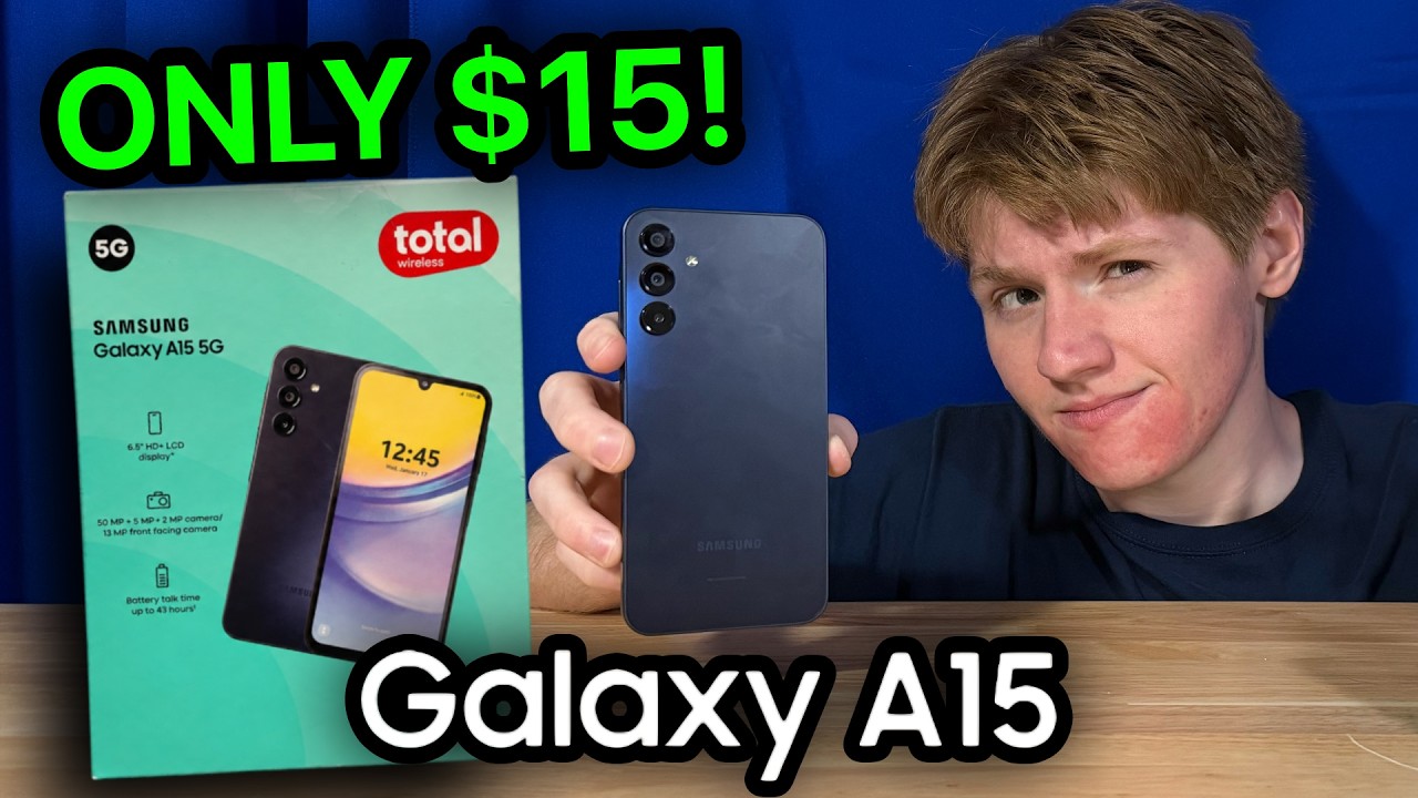 Насколько пригоден для использования смартфон Samsung Galaxy за 15 долларов? (Galaxy A15)