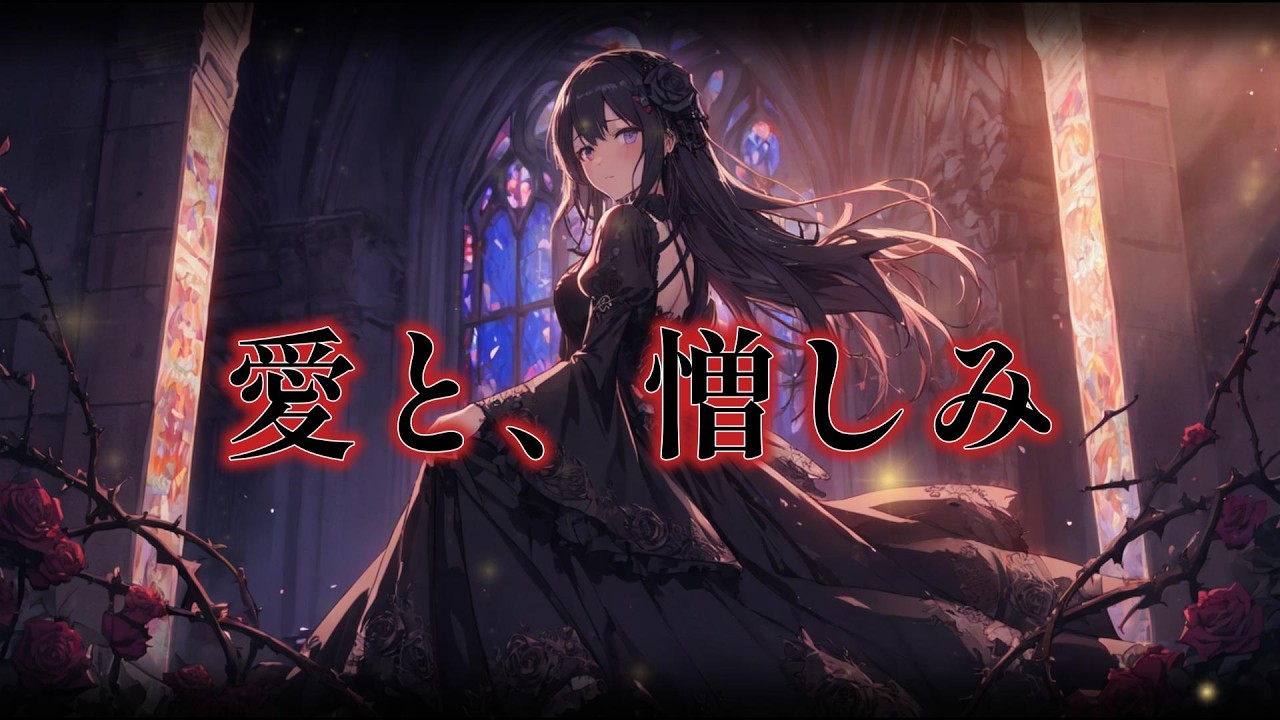 【AIオリジナル／ダーク×トランス】 黒の花言葉― The language of black flowers【愛と憎しみ】