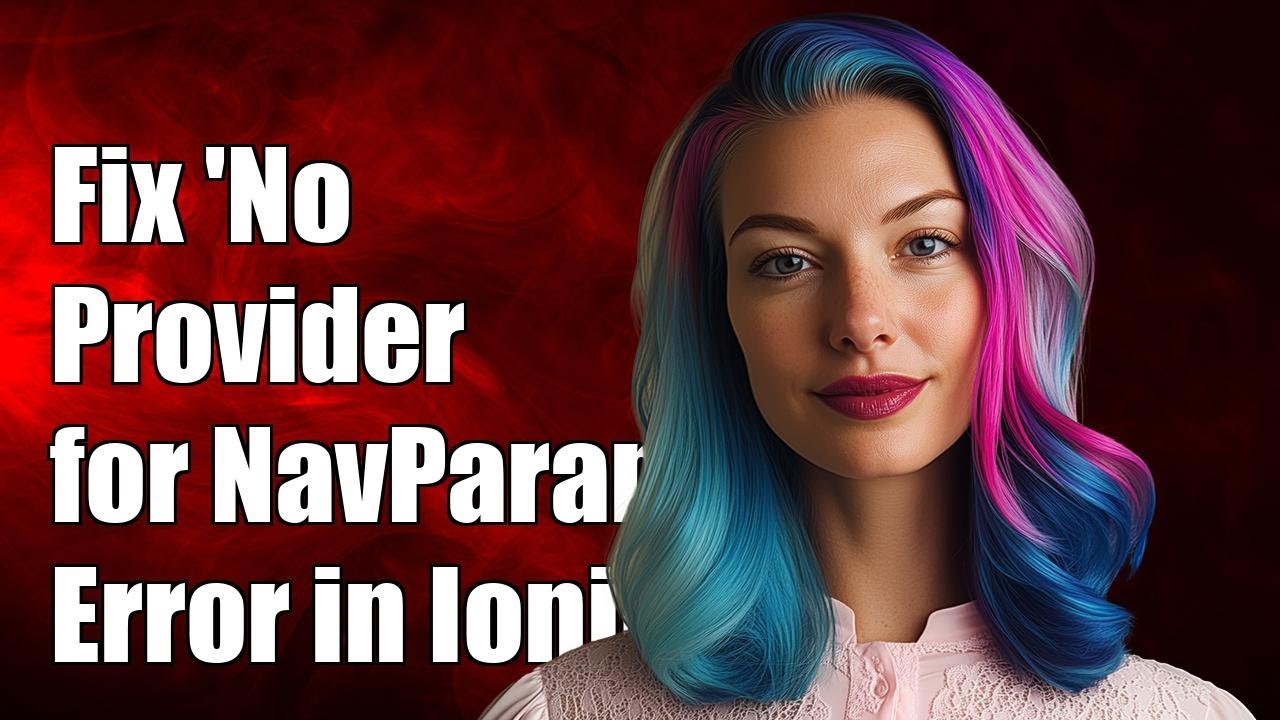 Fixing 'No Provider for NavParams' Error in Ionic Framework: A Step-by-Step Guide