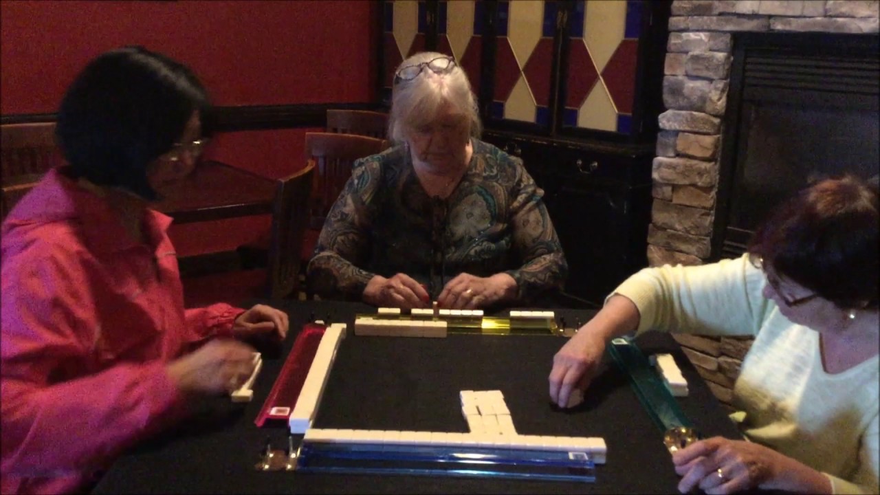 A Day in the Life of a Mahjong Player Season 1 Ep 1 Meetup.com and NMJL 3-player variation