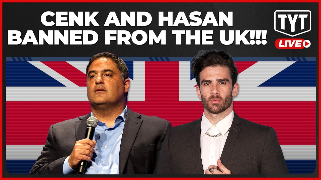 Cenk And Hasan Get BANNED From The UK Thanks To The ISRAELI GOVERNMENT