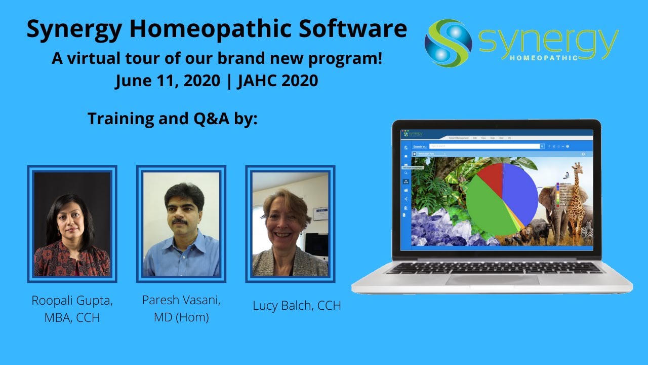 Synergy Homeopathic Software Training, June 11 2020