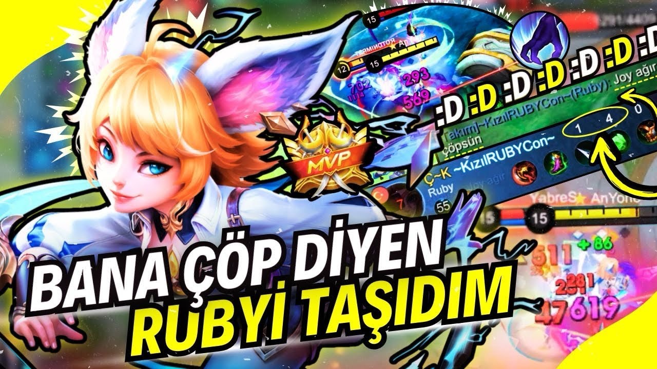ÇÖP DİYEN TAKIM ARKADAŞIMI JOY İLE TAŞIYORUM !  - MLBB