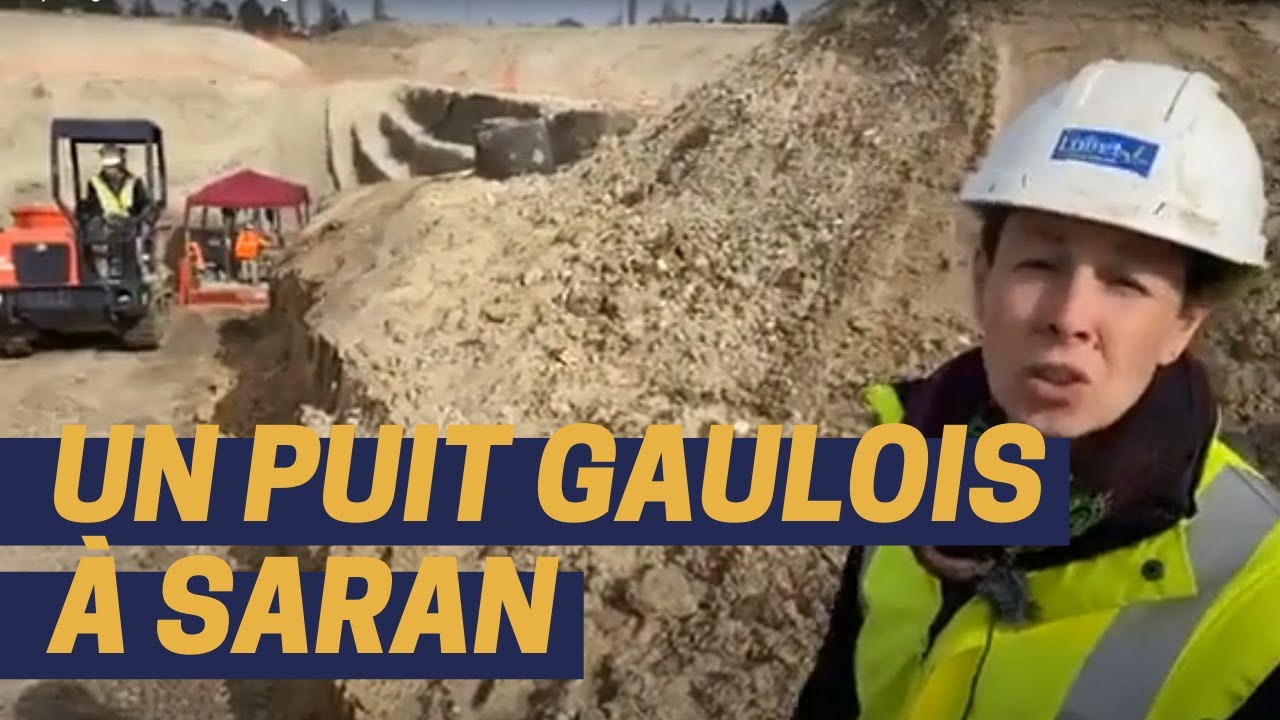 Fouille d’un puits gaulois : les archéologues en immersion à Saran