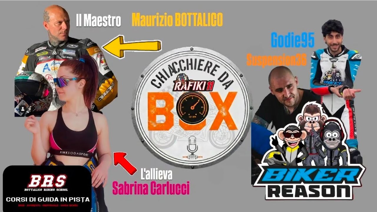 L'ALLIEVA DEL MAESTRO !!!CHIACCHIERE DA BOX🎙 (domande ai volti noti )🏍🏁 #motorsport 