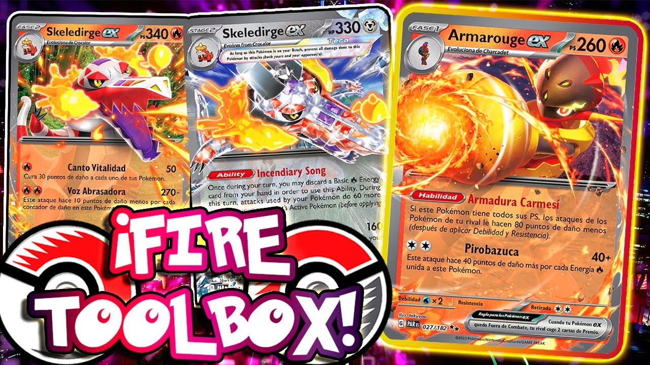 El MEJOR mazo de FUEGO? FIRE TOOLBOX!/ Análisis y gameplay! #pokémon #pokemontcg #pokémonlive