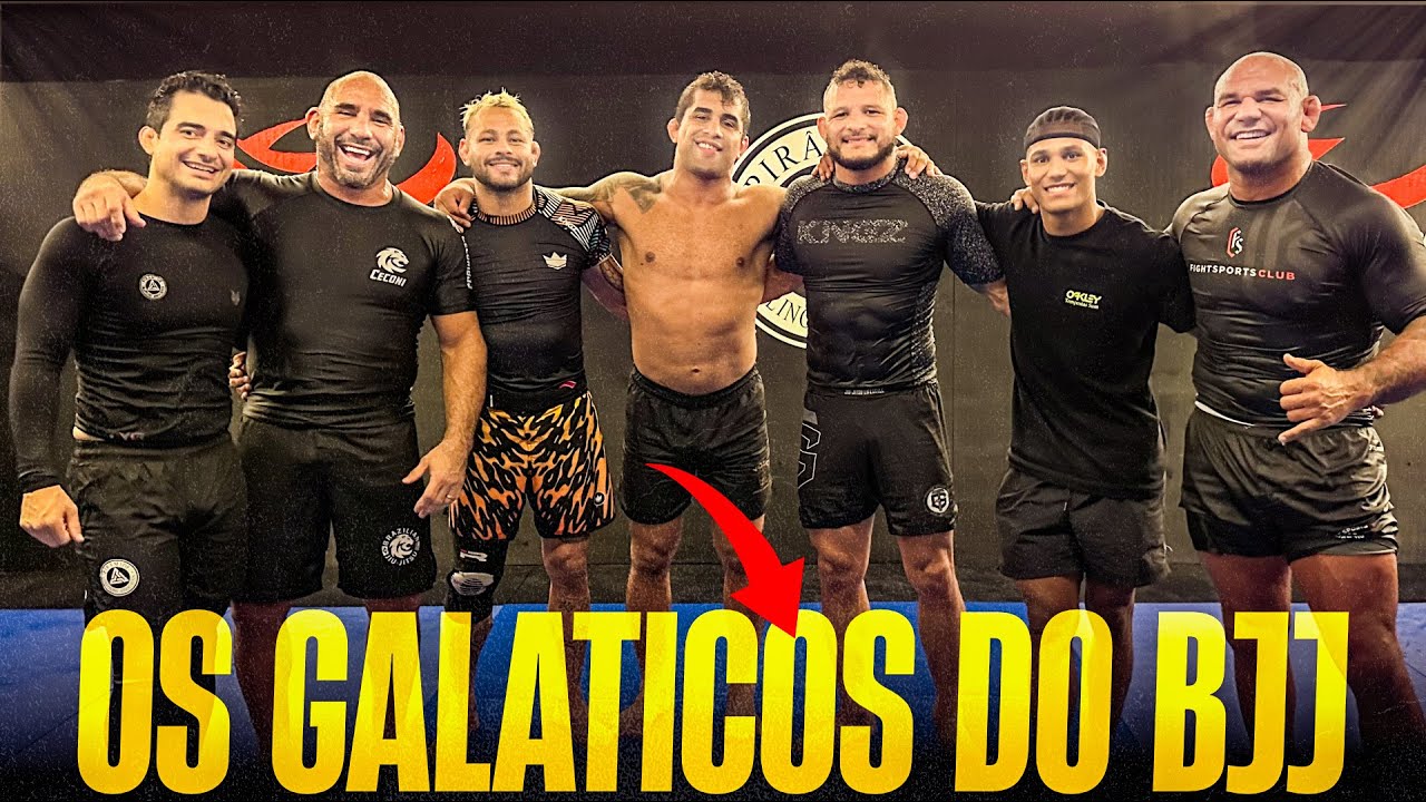 AS LENDAS DO JIU-JÍTSU NA PIRÂMIDE!🔥🤯