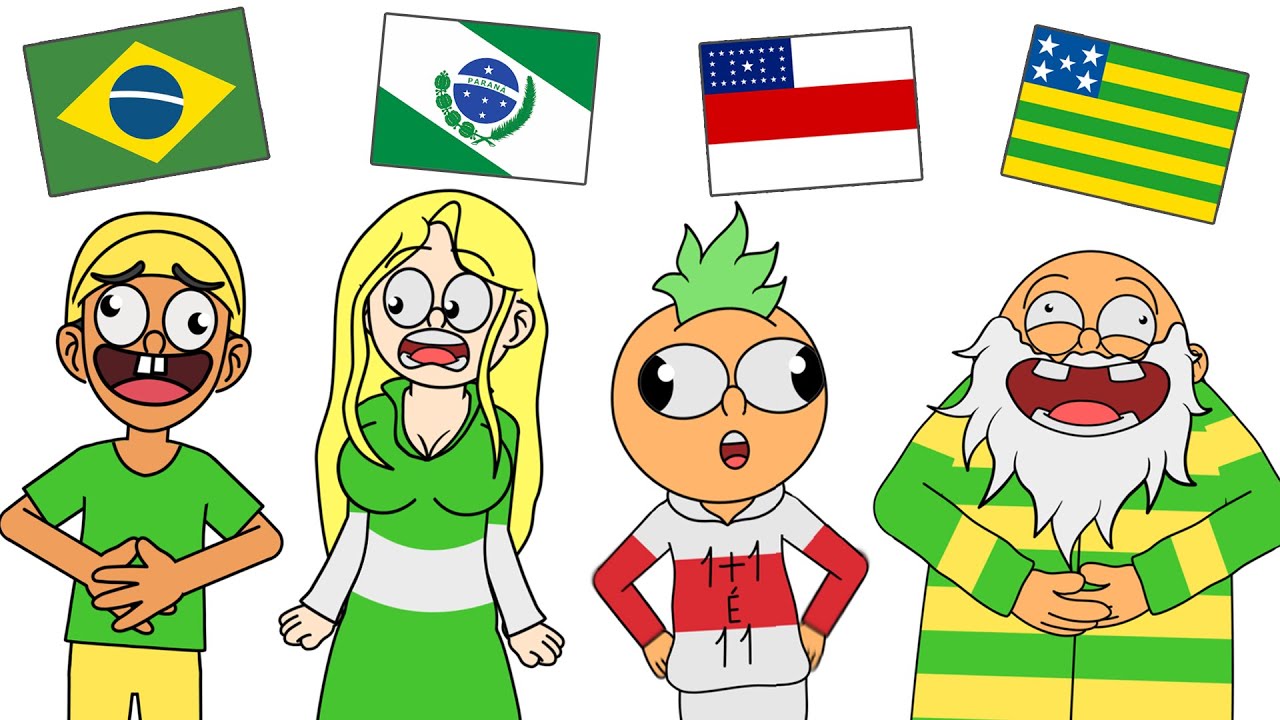 Português VS Paraná VS Amazonas VS Goiás !!! - Animação