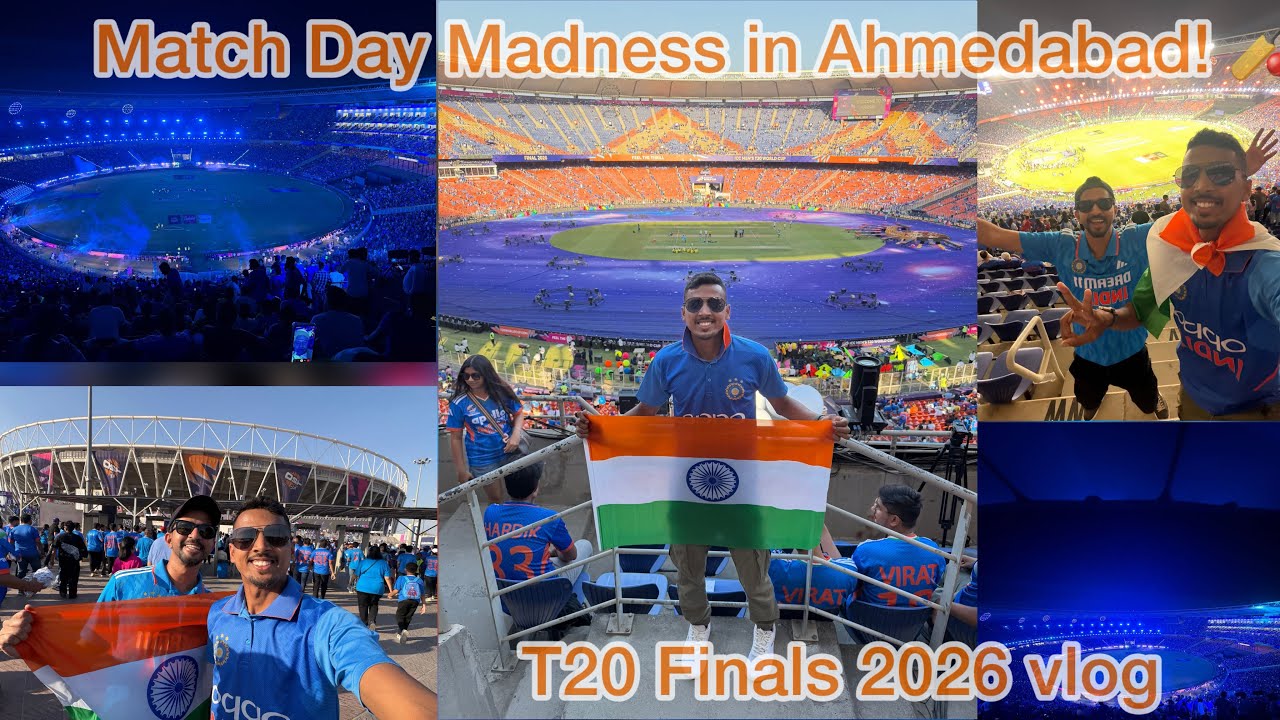 Craziest Cricket Final Atmosphere in Ahmedabad! 🏏🔥 | Match Day Vlog