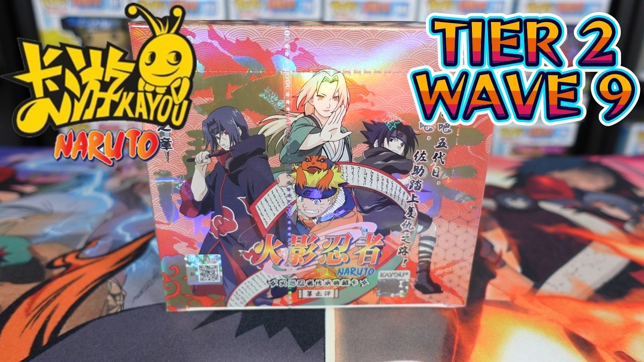 Opening the new NARUTO KAYOU Tier 2 Wave 9 Booster Box