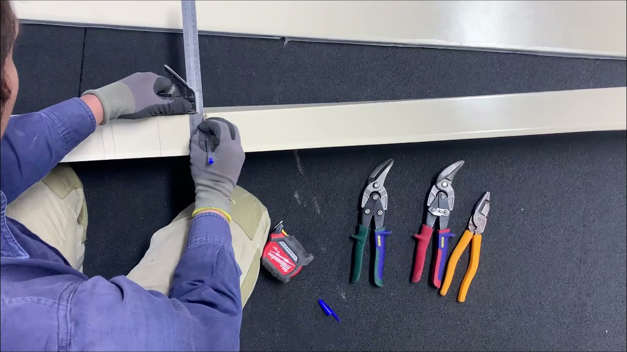 How to - Cut right angle trunking