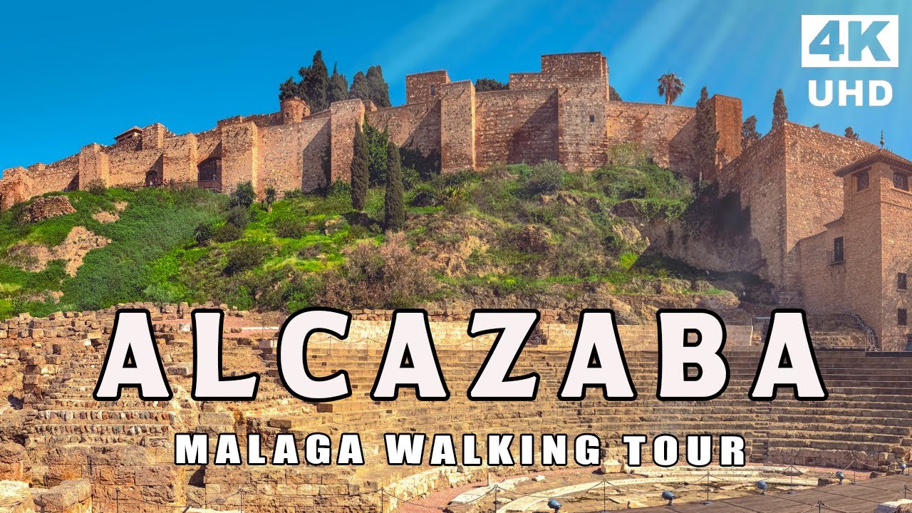 Alcazaba Fortress, Malaga Spain | 4K UHD Walking Tour