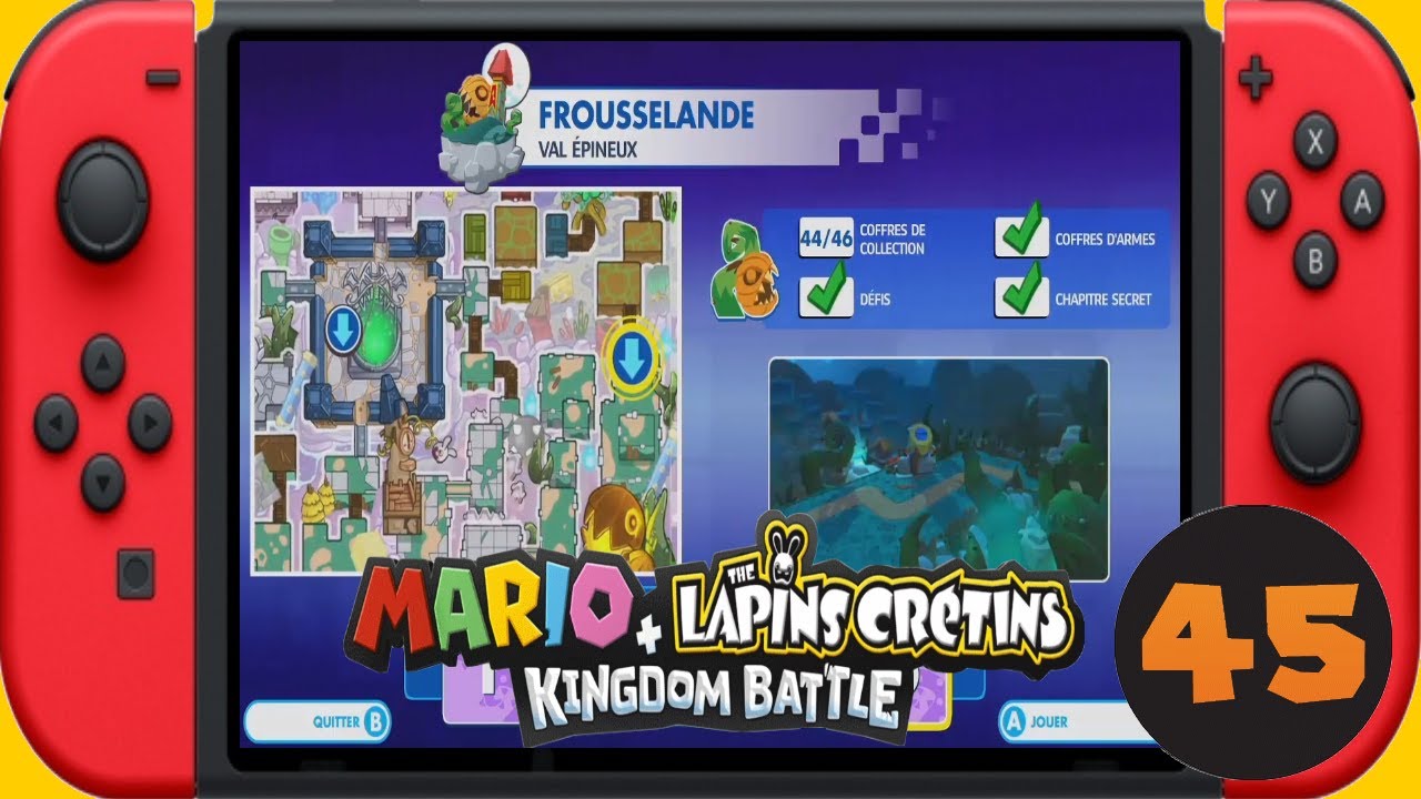 Switch - Mario Lapin Crétin Kingdom Battle - 45 - Monde 3 : Frousseland - Coffre manquant 2