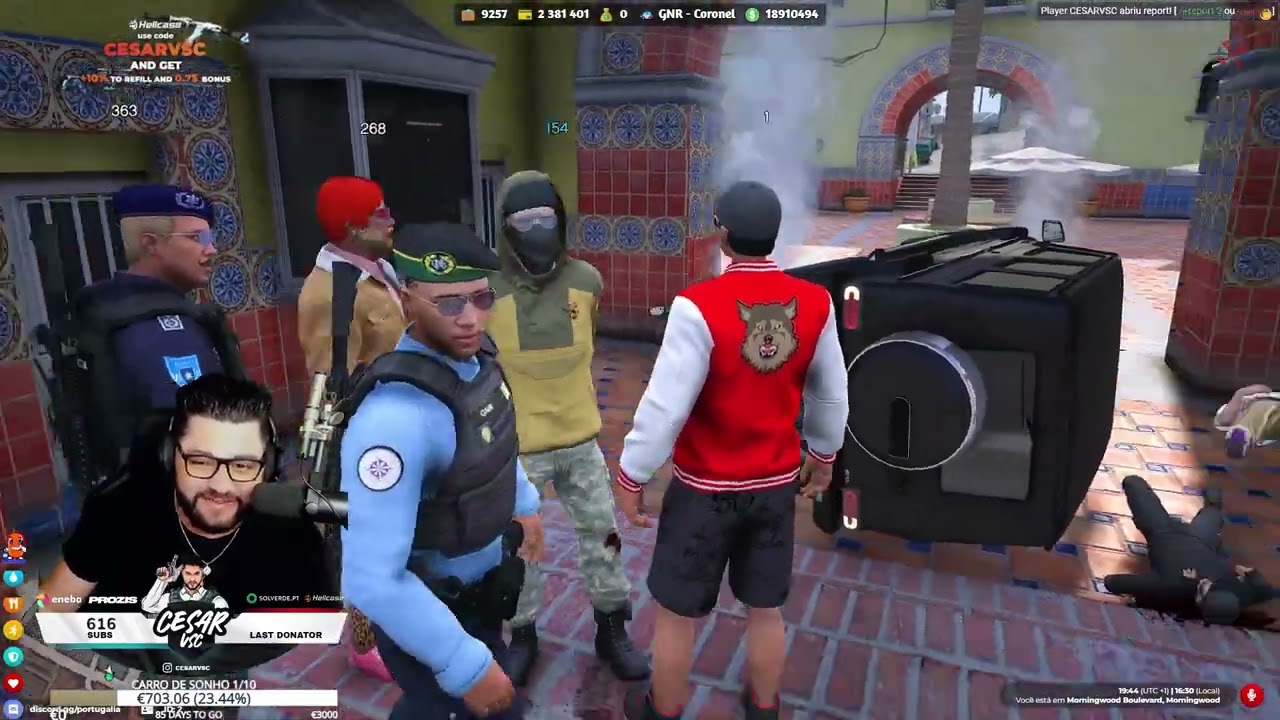 CESARVSC - CORONEL ZE TO APOIA NO ASSALTO A LOJA ROBS LIQUOR PART1