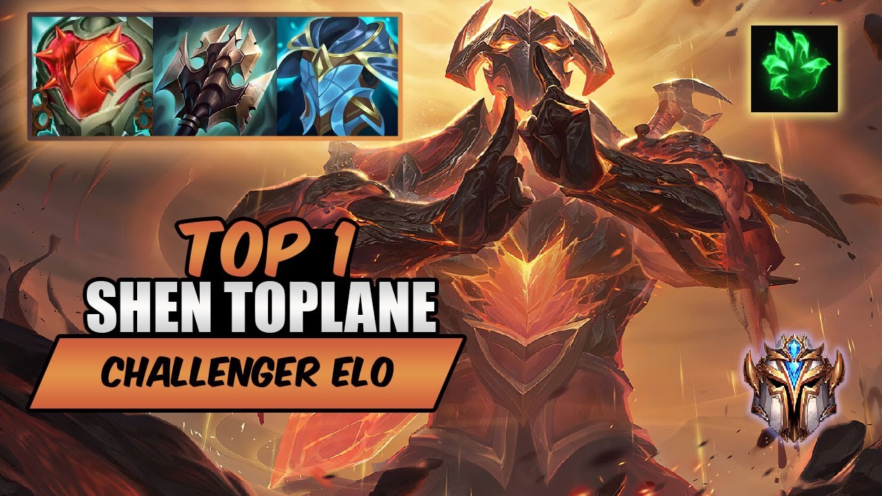Wild Rift Shen TOP 1 - S14 rank game + build