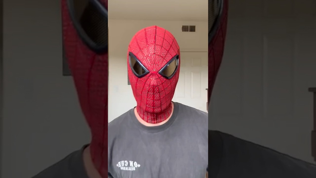 Точная маска Человека-паука из фильма! #spiderman #suitup