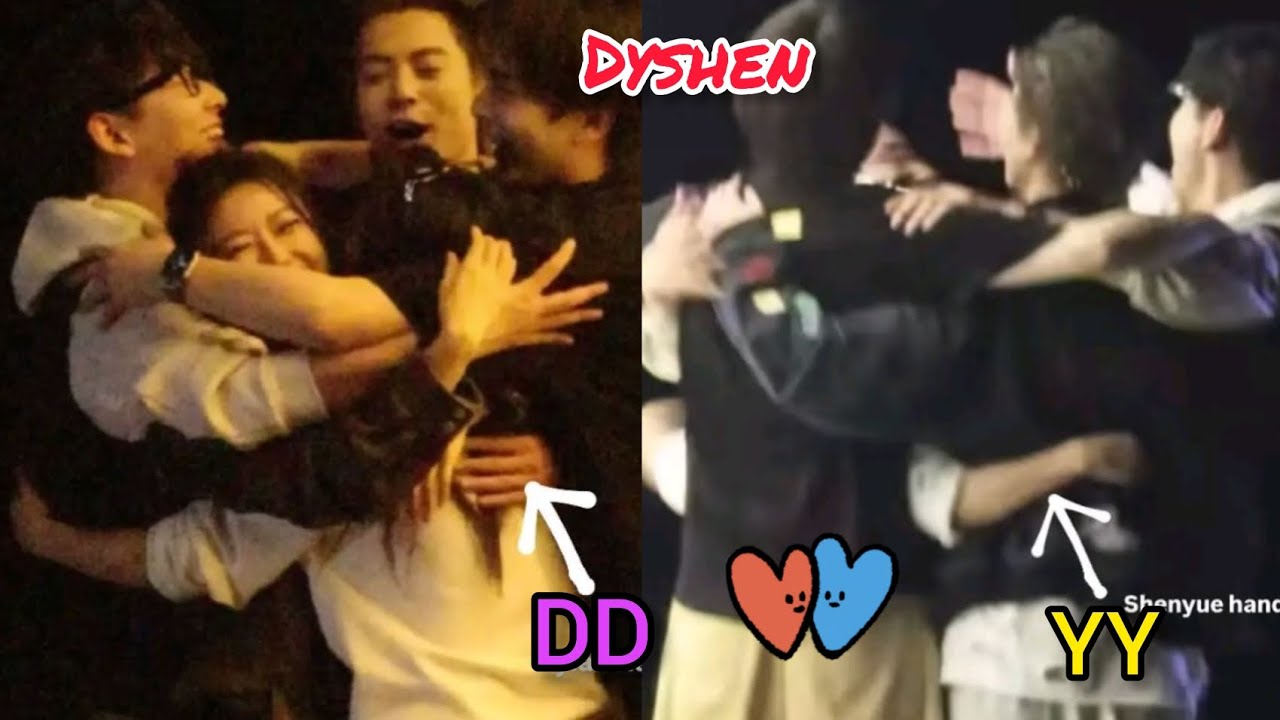 Group hug tonight The inn OMG shen Yue & dylan Wang hand i miss you