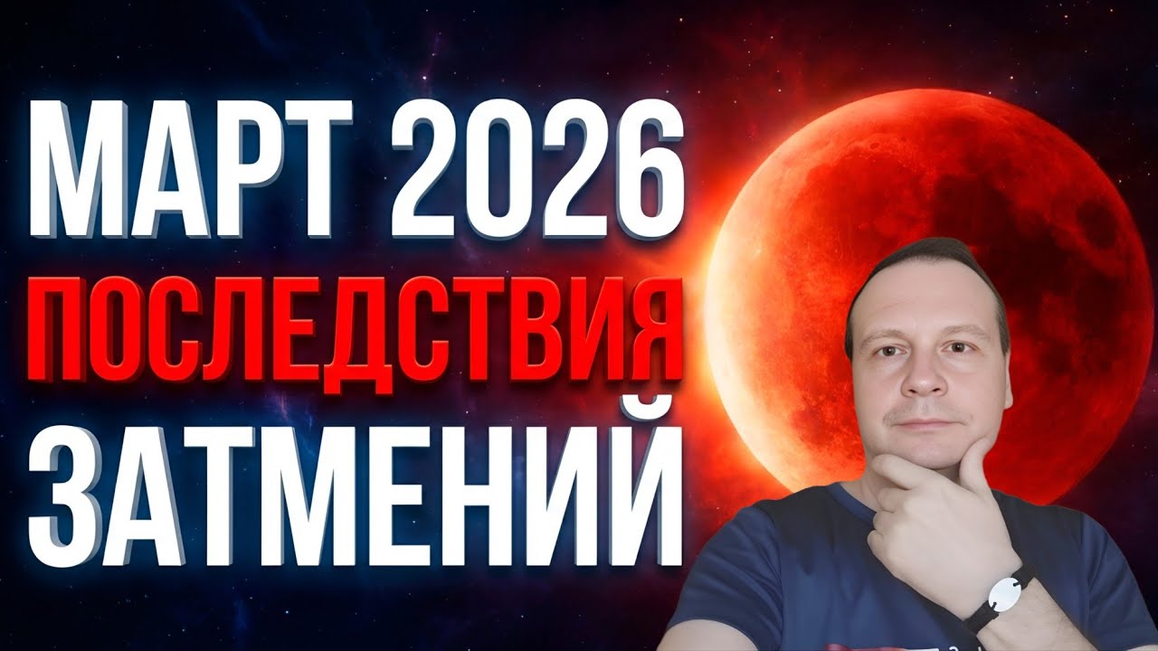 ЭНЕРГИИ МАРТА 2026: ПОСЛЕДСТВИЯ КОРИДОРА ЗАТМЕНИЙ от АстроАлексей | Астрология Джйотиш 