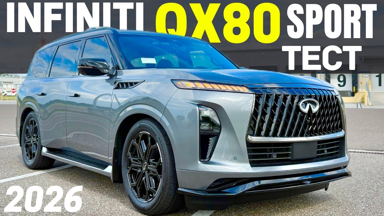 Новый Infiniti QX80 Sport 2026. Первый обзор и Тест