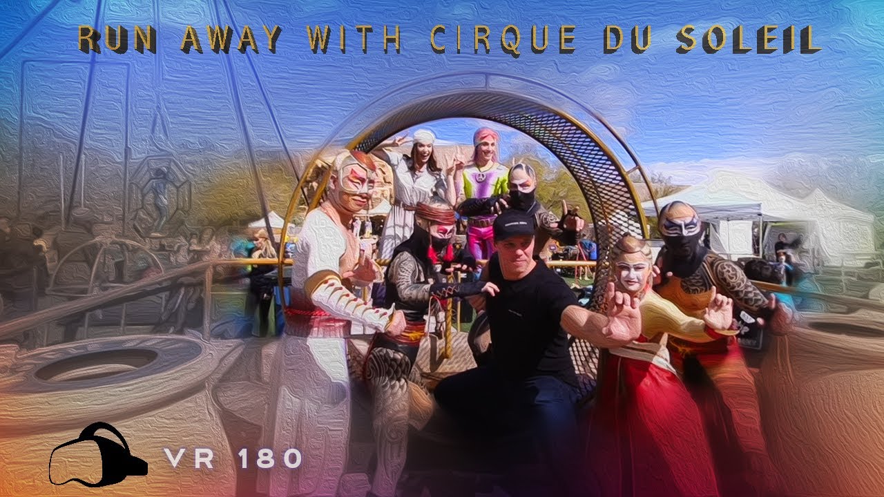 6K VR180 - Run Away with Cirque du Soleil at Springs Preserve #vr180 #cirquedusoleil